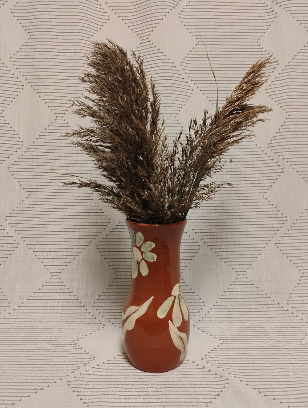Hand Thrown Redware Studio Pottery Vase Antigonish Nova Scotia Canada Earthy